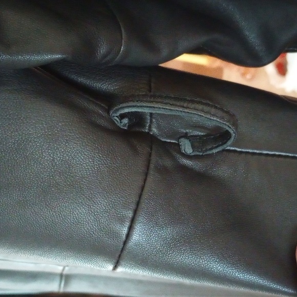 Valerie Stevens New Zealand Lambskin Leather Belted Longer Jacket (S or M) - Picture 13 of 15